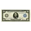 Image 2 : F.R.N., Series 1914, $20, Fr#988 Issue Banknote.