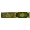Image 2 : U.S. Legal Tender, 1862 Dated Banknote Pair.