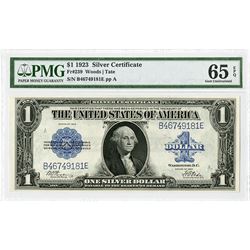 U.S. Silver Certificate, $1, Series of 1923, Fr#239 Issued Banknote.