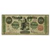 Image 1 : U.S. Legal Tender, $20, Act of March 3, 1863, Fr.126b, "New Series 23", 2nd Obligation Back.