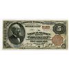 Image 1 : National Shawmut Bank of Boston, Massachusetts, $5, 1882, 2nd Charter Brown Back, Ch#5155.