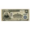 Image 1 : Peekskill National Bank, New York, $10, 1902 Plain Back, Ch#8398.