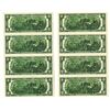 Image 4 : Federal Reserve Note, 1976, Trio of Bicentennial $2 Note Sheets of 4