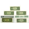 Image 2 : Silver Certificate & Federal Reserve Note, 1935-1988, Quintet of Error Notes