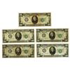 Image 1 : Federal Reserve Note, 1928, Lot of 5 Notes