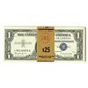 Image 1 : Silver Certificate, 1957, Pack of 25 Uncirculated Notes