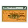 Image 1 : Northern Electric Railway - Northern Electric Company Specimen 1907 Panic Scrip