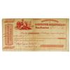 Image 1 : Banking House of Donohoe, Ralston & Co., 1862 Issued Bill of Exchange Rarity