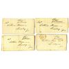 Image 1 : Free Frank Stampless Covers ca. 1824, Signed by Congressman George Kremer (1824-27 member of Congres