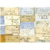 Image 1 : Stampless Cover Assortment, ca. 1820-1840's, from Pennsylvania, Iowa, Ohio and Virginia