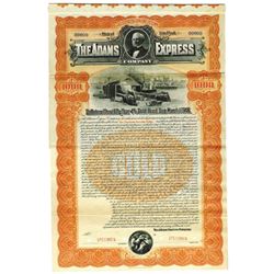 Adams Express Co., 1898 Specimen Bond
