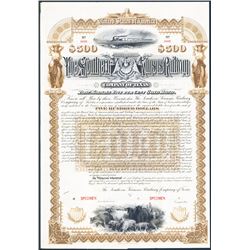 Southern Kansas Railway Specimen Bond.