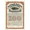 Image 1 : Winooski and Burlington Horse Railroad Co., Specimen Bond.