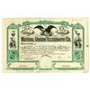 Image 1 : Mutual Union Telegraph Co. Used as Model for NY Mutual Telegraph, 1880's Specimen Stock Certificate.