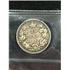Image 2 : 1886 CANADA 25 CENTS ! OBV#4 SHORT BOUGH ENDS.VG-8