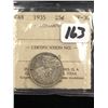 Image 1 : 1935 CANADA 25 CENTS!ICCS VF-30
