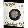 Image 2 : 1881H CANADA 5 CENTS! G-6