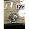 Image 1 : 1945 CANADA 25 CENTS! ICCS MS-62