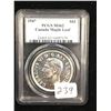Image 1 : 1947 ML CANADA SILVER DOLLAR!PCGS MS-62! RARE!