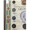 Image 3 : GEORGE VI FRAMED SELECTION OF CANADIAN COINAGE AND STAMPS!