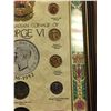 Image 4 : GEORGE VI FRAMED SELECTION OF CANADIAN COINAGE AND STAMPS!