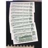 Image 2 : 1973 CANADA $1.00 NOTES! 10 IN SEQUENCE!CHOICE UNC!