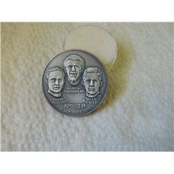 BULLION - 33.6 GRAM APOLLO 14 COMMEMORATIVE ROUND - 0.999 SILVER - ONLY 1000 MINTED -