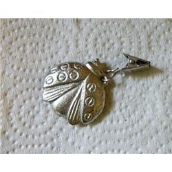 LARGE METAL BUG - LADY BUG WITH CLIP