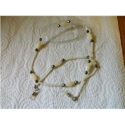EYE GLASS CHAIN - GENUINE NATURAL GEMSTONES &/OR FRESH WATER PEARLS - EACH  APPROX 23" LONG