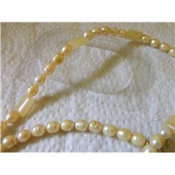 EYE GLASS CHAIN - GENUINE NATURAL GEMSTONES &/OR FRESH WATER PEARLS - EACH  APPROX 23" LONG