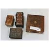 Image 2 : FOUR WOOD JEWELLRY BOXES