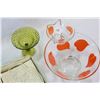 Image 3 : LOT OF VINTAGE GLASSWARE