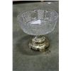 Image 1 : PINWHEEL CRSYTAL FOOTED BOWL