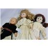 Image 3 : LOT OF VINTAGE PORCELAIN DOLLS