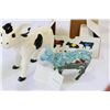 Image 3 : COLLECTIBLE COWS AND MILK JAR