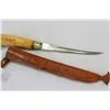 Image 2 : FINNISH SIGNED FISHING KNIFE IN SHEATH