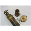 Image 3 : BRASS FIRE EXTINGUISHER NOZZLE AND COVER PLATE
