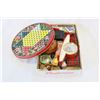 Image 1 : LOT OF COLLECTIBLE ITEMS AND VINTAGE GAME BOARD