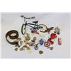 Image 1 : LOT OF KNIGHT FIGURES AND TOY BIKES