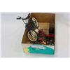 Image 2 : LOT OF KNIGHT FIGURES AND TOY BIKES