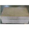 Image 2 : BEIGE LEATHER OTTOMAN