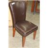 Image 3 : LEATHER DINING CHAIR