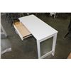Image 2 : WHITE 1 DRAWER DESK
