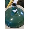 Image 2 : TWO VINTAGE PORCELAIN OUTDOOR LAMPS