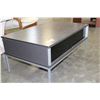 Image 3 : SLIDING GLASS DOOR COFFEE TABLE