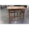Image 1 : ANTIQUE MAGAZINE RACK TABLE