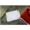 Image 2 : VINTAGE SAMSONITE VANITY CASE WITH KEY AND VINTAGE HANKERCHIEFS