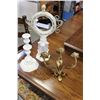 Image 1 : SHABBY CHIQ MIRROR WALL CANDLEABRA AND CANDLESTAND