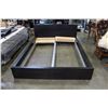 Image 1 : BLACK MODERN QUEENSIZE BED FRME COMPLETE