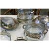 Image 2 : LOT OF SILVER PLATE SERVING PIECES